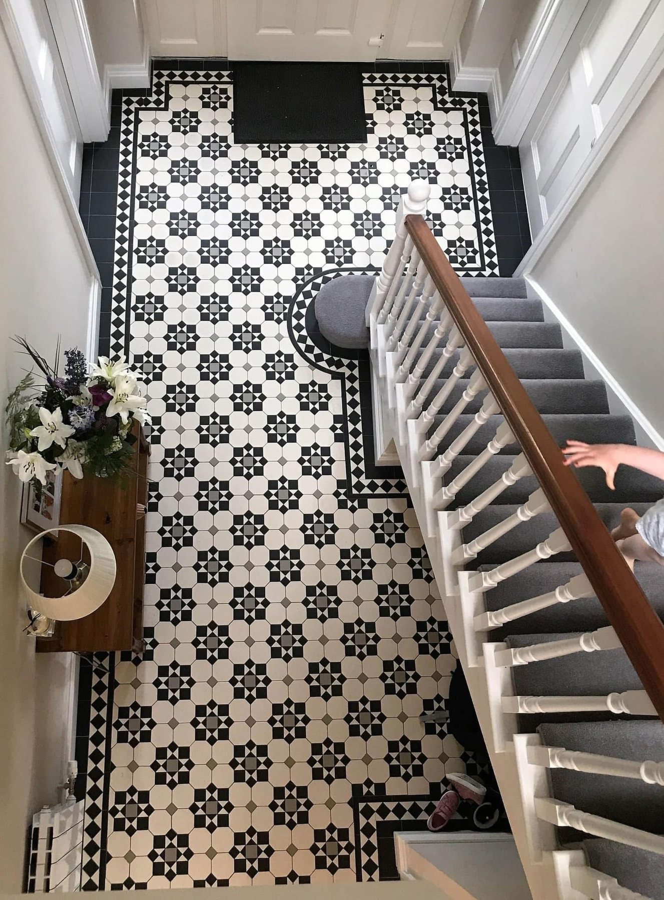 Victorian-style hallway